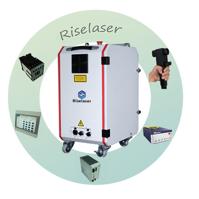 200w industriële Laser Schoonmakende Machine voor de Hand/autoverrichting van de Roestverwijdering